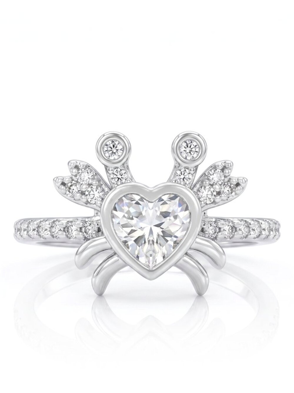 crab heart ring, Charmed Aroma Under the Sea Collection